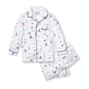 Childrens Petite Plume Nautical Print Pajama Set Size 6